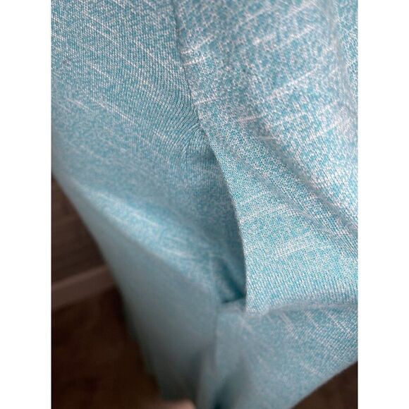 Soft Surroundings Women Light Blue Cold Shoulder Maxi Dress Size XS - Picture 5 of 7